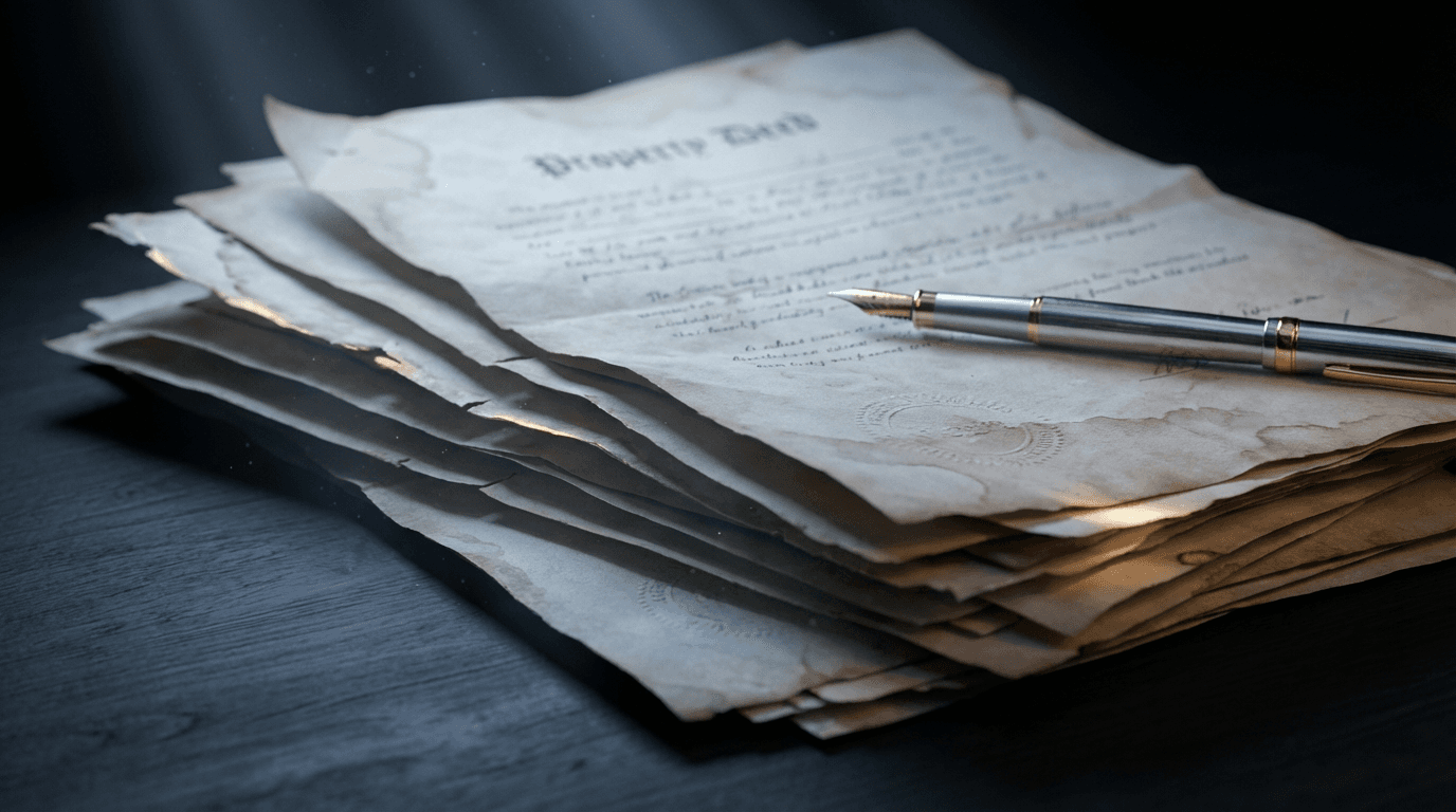 Strategy proposal document on a table